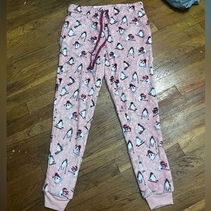 Pink penguin pjs